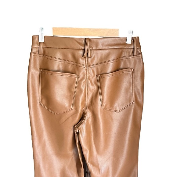 Good American - NWT Better Than Leather Good Icon in Burnt Caramel002 Sz 8 - Picture 7 of 12